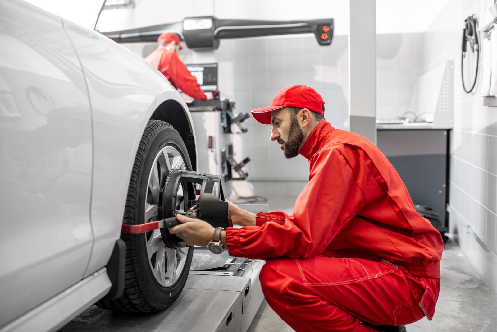 Reparatur in der Servicewerkstatt